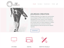 Tablet Screenshot of jourdan-creation.com